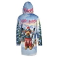 thumbnail image 2 of Hello Welcome Winter The Ski Airedale Terrier Snowy Day All Over Print 3D Hooded Duffle Toggle Coat Dale Waterside Dog Lover - 13013, 2 of 6