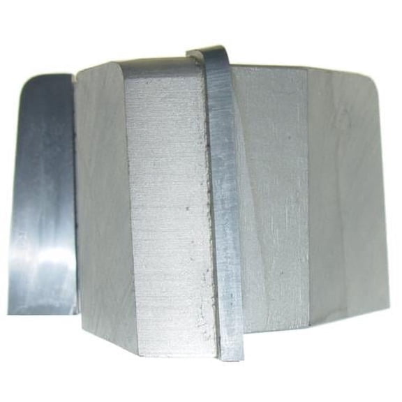 Magnate M014 Vertical Raised Panel Shaper Cutter, 6 Degree Face-Cut - 3/4" Bore, 2-5/8" Overall Diameter, Rub Collar