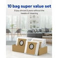 thumbnail image 6 of 10 Pack Replacement Dust Bags for Eufy L50, L60 Series with Self-Empty Station Vacuum Dust Bags 2.5L, 6 of 7
