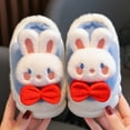 thumbnail image 2 of Vedolay Toddler Slippers for Girls Boys Soft Plush Slip-On House Slippers for Kids Blue,32, 2 of 5