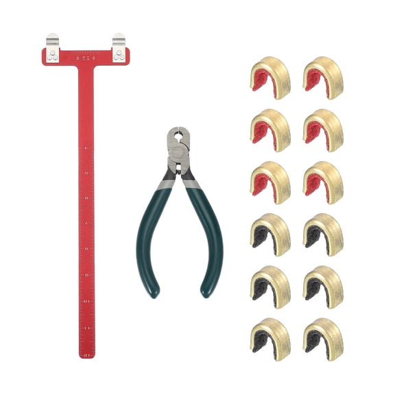 Uxcell Archery Bows Square for Recurve Compound Bowstring Red/Green