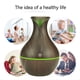 thumbnail image 2 of Humidificador USB Aceite Difusor de aroma 130 ml Cool Mist Maker 7 luces LED de color Luz n Abanopi Humidificador, 2 of 7