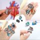thumbnail image 4 of Broches De Solapa De Corazón Órgano Creativo Cerebro De Pulmón Médicos Insignias De Dibujos Animados Joyería Regalo Para Amigos Enfermeras, 4 of 4