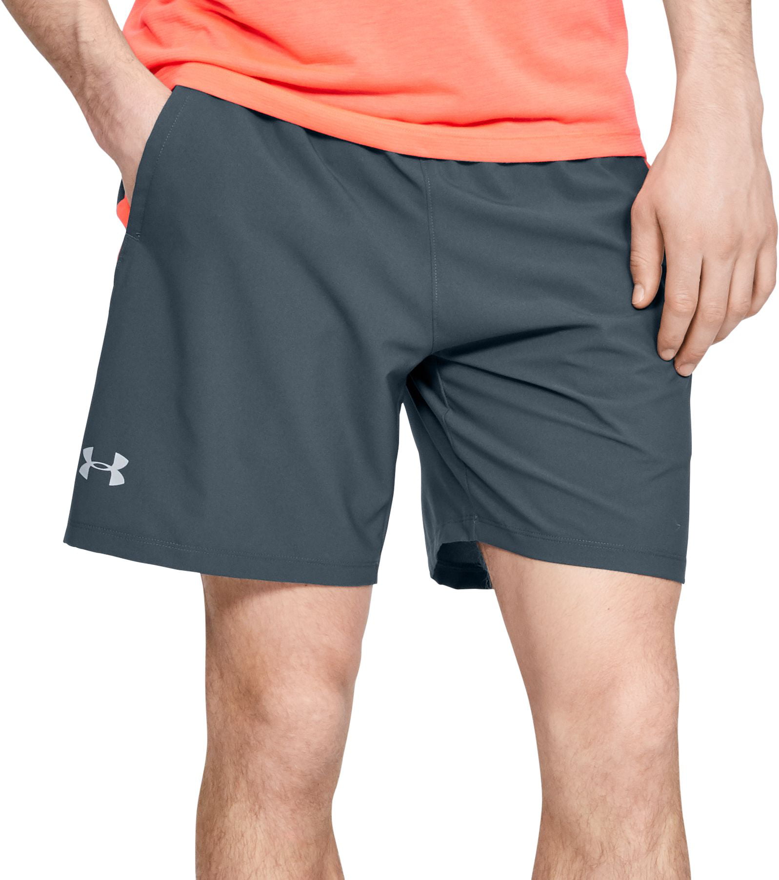 Details about   Under Armour Men’s Logo 7” Brief-Lined Running Shorts 1357292 Blue 400 Size L 