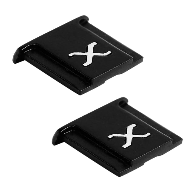 2X Adecuado para Fuji X-T4 X-T3 X-T2 X-T30 X-T20 X-E3 X-E2 X-PRO3 X-PRO2 X30 X10 Zapata Caliente Flash Integrado Zapata Negra