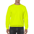 thumbnail image 5 of Gildan High Visibility Safety Sweatshirt for Men, Hi Vis Safety Green Crewneck Sweatshirt Fleece Heavy Blend 50/50 Cotton/Poly XL, 5 of 6