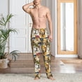 thumbnail image 2 of Hirioo Watercolor Dogs for Women's PJ Pajama Pants Sleep Pants Women's Home Trousers with Pockets,S-3XL-Large, 2 of 6