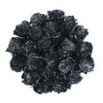 thumbnail image 2 of Painted Blade Confetti Roses - 50 cm - Fresh Cut Flowers - 50 Stems - Black/White Roses - by Bloomingmore, 2 of 8