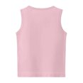 thumbnail image 4 of Dwellite Boys Tank Tops Athletic Sleeveless Crewneck T-Shirts for Kids Undershirts 2-13 Years Pink 140, 4 of 7