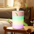thumbnail image 4 of Humidifiers for Bedroom, Small Humidifier, Colorful Cool Mini Humidifier, USB Desktop Humidifier, Auto Shut-Off, 2 Mist Modes, Super Quiet,  for Car, Office Room, Bedroom(Pink), 4 of 7