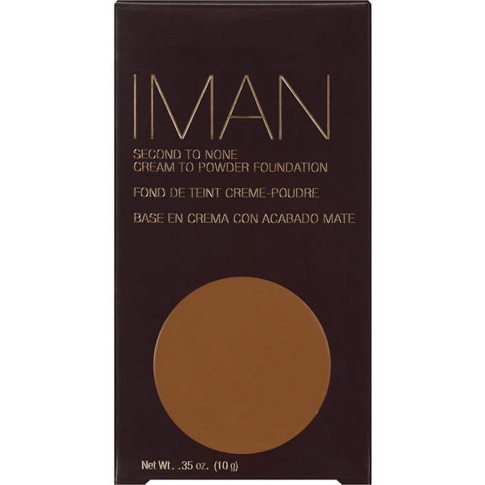 IMAN Cosmetics Second to None Cream to Powder Foundation, Earth 2