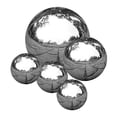 thumbnail image 6 of YOSADIER 5Pcs Polished Stainless Steel Gazing Globe Spheres Outdoor Reflective Yard Decor, 6 of 8