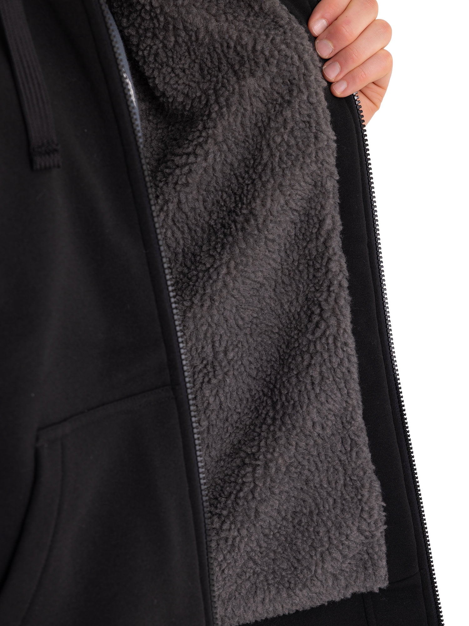 U.S. Polo Assn Men's Black Full Zip Jacket , L