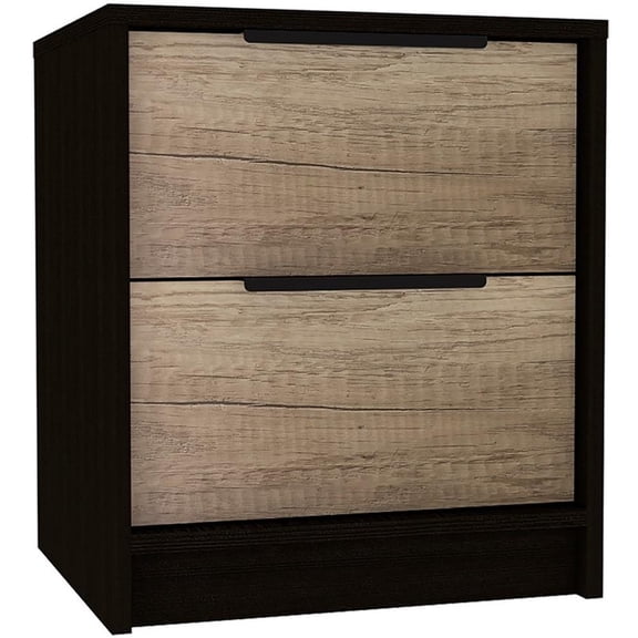 TUHOME Kaia Nightstand  Engineered Wood Nightstands in  Multi-color
