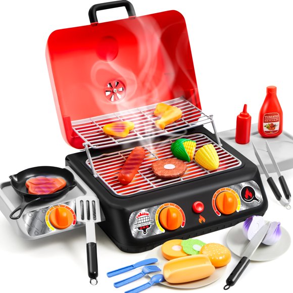 Set de barbacoa Play-Act para niños con humo, luz y sonido