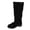 Black, variant on WAVSUF Women's Wide Width Boots Anti Slip Soft Sole Round Toe Winter Chunky Mid Calf Boots Black 7