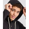thumbnail image 4 of Hanes Men's Originals Lightweight Hooded Sweatshirt with Henley Collar, Sizes S-3XL, 4 of 4