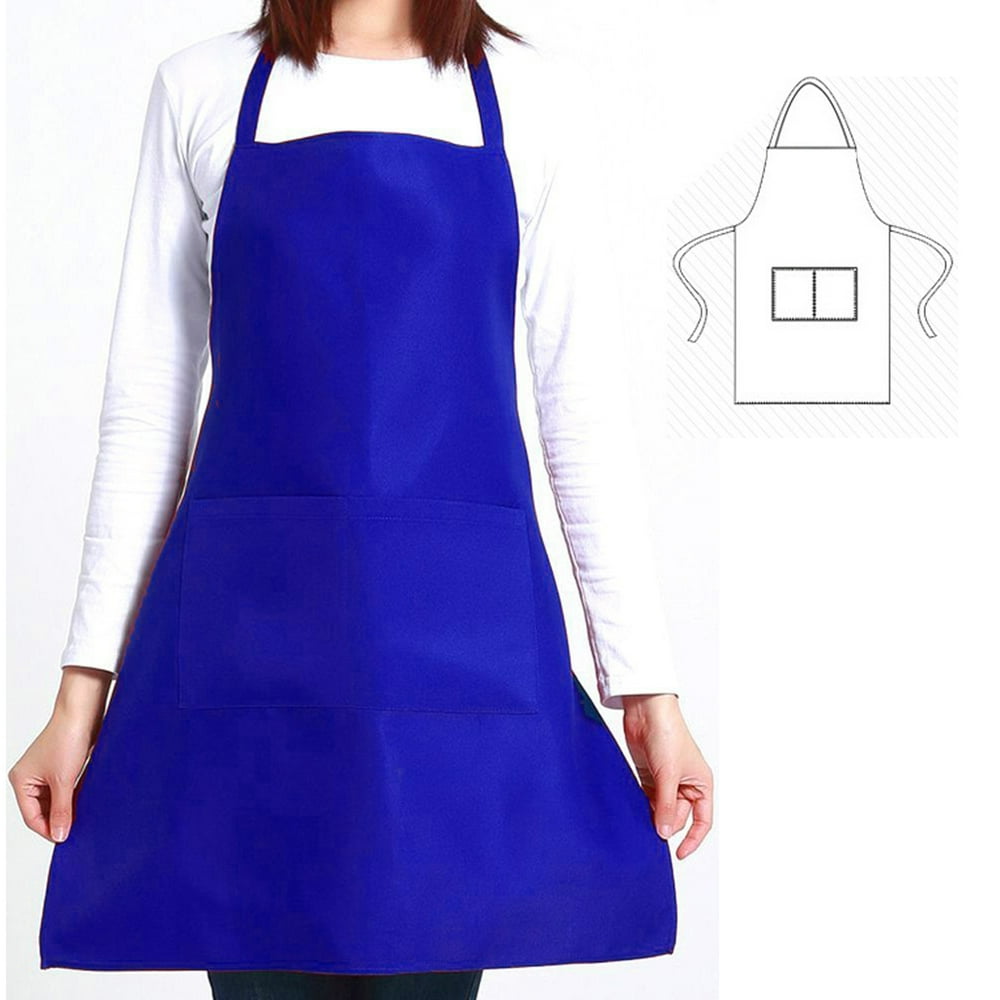 NK HOME 13PCS Unisex Adjustable Water Resistant Apron One Size Fits All Kitchen Chef Apron