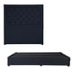 thumbnail image 2 of Box Base Cama King Size + Cabecera Mary Azul + Almohada 2Pack + Protector Cloud + Sabanas Softy, 2 of 8