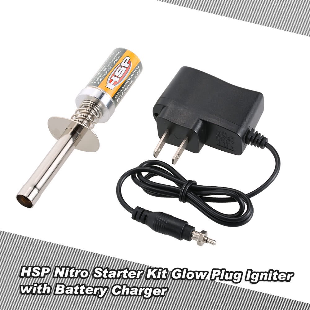 HSP Nitro Starter Kit Glow Plug Igniter with Battery Charger for HSP