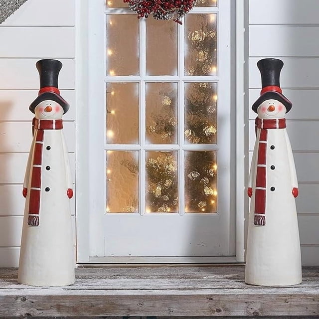Figuras de Papá Noel y muñeco de nieve hechas a mano, decoración navideña, sombrero, muñeco de nieve, Papá Noel, decoración de escritorio, regalo festivo