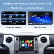 AUTOABC Wireless Carplay For Toyota with Entune2.0 Touch2 2014-2019 New Version Retrofit Kit Decoder Fits For Tundra Highlander RAV4 Tacoma Camry Corolla Avalon Prius CH-R Sienna Camry
