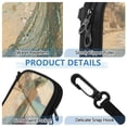 thumbnail image 3 of RFID Blocking Travel Passport Wallet Amalfi Coast Lady Art Water Resistant Document Organizer, Multi Pockets Anti-Theft Card Holder with Detachable Strap for Travel Vacation, 3 of 8