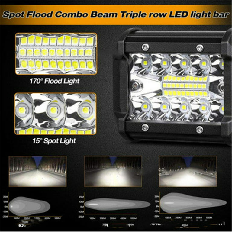 8 Extreme Series Dual Row 60W Combo Beam LED Light Bar
