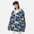 thumbnail image 3 of Lsque Japanese Water Wave UPF 50+ Lightweight Sun Protection Men's Women's Long Sleeve Shirt, Hoodie Performance -Large, 3 of 9