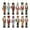 12pcs B, variant on Dserhfy Christmas Nutcracker Ornaments Small Wooden Soldier Nutcracker Hanging Decoration for Christmas Tree Holiday Party Decor