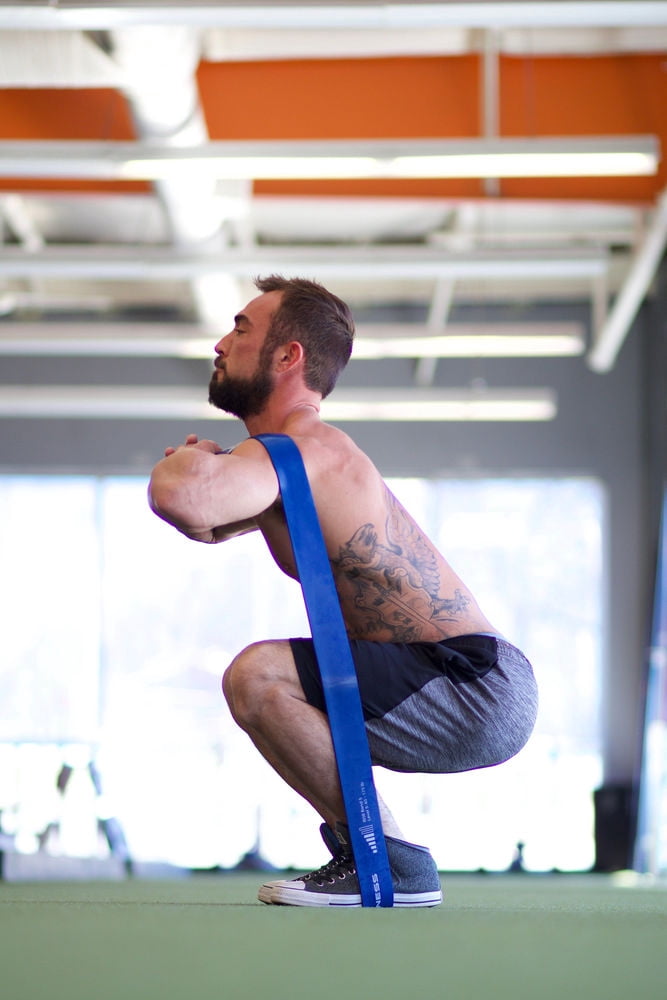 Victor.Fitness RISEband5 - Blue - Level 5 Blue RISE Band. 65-175lb resistance, 2-1/2" width. Heavy-duty resistance band that aids in recovery and invigorates through stretching and exercise.