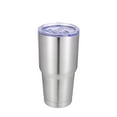thumbnail image 3 of (2 pack) 30oz Double Wall Stainless Steel Large Tumbler, Slider Lid, 3 of 7