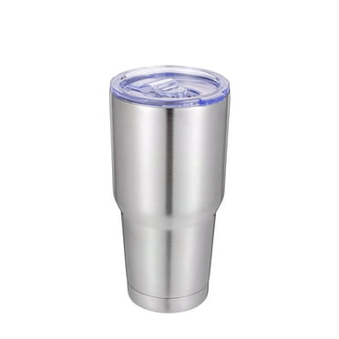 30oz Double Wall Stainless Steel Large Tumbler, Slider Lid