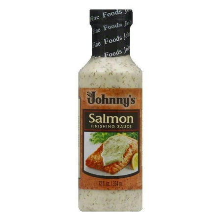 Johnny's Salmon Finishing Sauce, 12 OZ (Pack of