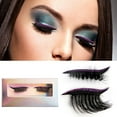 thumbnail image 1 of DOPI Glitter Eyeliner Sticker With Lashes Reusable Eyeliner Sticker And False Eyelashes Self Adhesive Glitter Eyeliner Sticker Ladies Party Eye Makeup, 1 of 5
