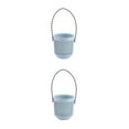 thumbnail image 4 of Maytalsory Wall-Mounted Japanese Style Planter Dual Layer For Better Water Absorption Outer Layer Keeps Water Draining Functional Blue 8.7*9.5*20.5cm 2PCS, 4 of 6