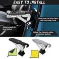 thumbnail image 2 of Adjustable 7 Position Car Door Step Pedal Foldable Car Door Latches Step Metal Door Step 240mm for Easy Roof Rack Access, 2 of 8