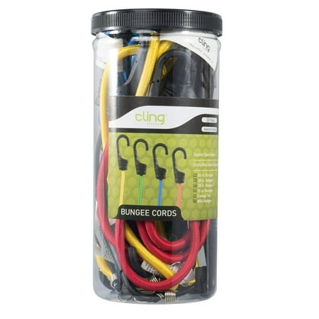 Cling 20-ct Assorted Bungee Cords