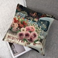 thumbnail image 7 of nygtbtfer Pillow Covers Set of 2 Fresh Flower Home Decorations for Sofa Couch Outdoor Living Room White, 7 of 7