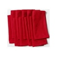 thumbnail image 3 of Signature Napkins Style Cotton Poly Cloth Napkin Red (Set of 10), 3 of 3
