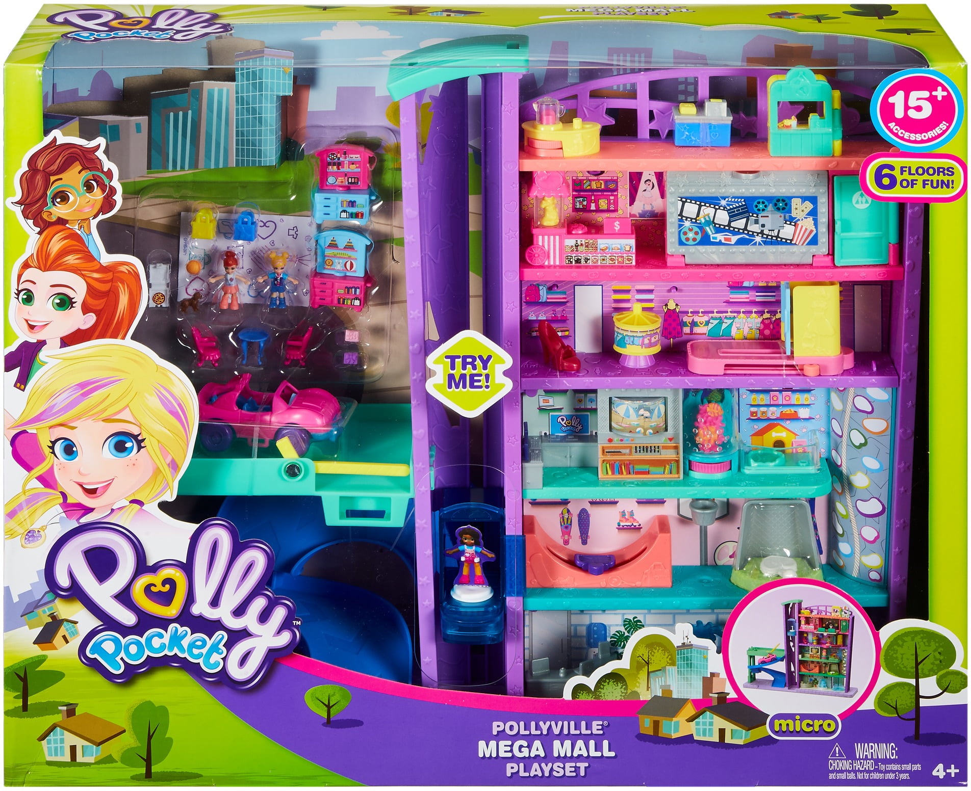polly pocket mall set