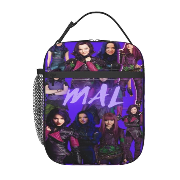 Reusable Lunch Bags Insulated Lunch Box Durable Descendants 3 For Office Work Picnic Travel Zipper Lunch Tote Bag