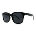 thumbnail image 2 of Kush Mens Classic Sport Horn Rim Gangster Shade Sunglasses Shiny Black, 2 of 4