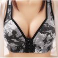 thumbnail image 1 of asdoklhq Bras for Women Plus Size Clearance,Women Plus Size Camouflage Print Front Deduction BreathNon-Steel Ring Non-Magnetic Buckle Underwear Bras, 1 of 3