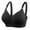 Black, variant on Siilsaa Sports Bras for Women Women's Plus Size Cotton Unlined Underwire Bra-Pinch-Free Straps - Side and Back Smoothing Purple,42