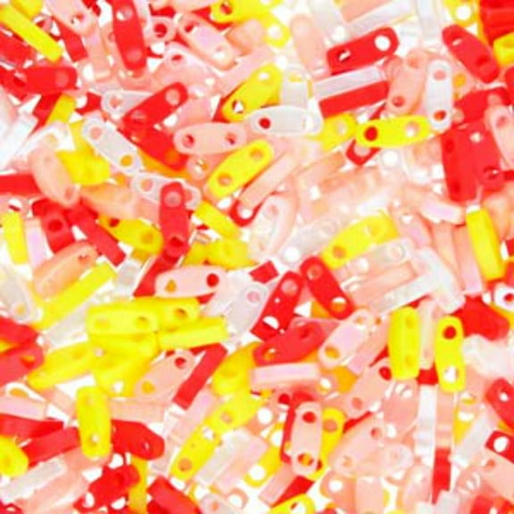 Mix Hawaiian Leis Miyuki Tila Seed Beads - Quarter Cut QTL-MIX206-TB