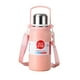 thumbnail image 2 of Botella de Agua Portátil, Revestimiento de Acero Inoxidable 316, Aislamiento Extralargo, Termo para Bebidas Frías y Calientes, Gran Capacidad de 600 Ml, Tapa de Presión Segura, para Uso En Exteriores, 2 of 6