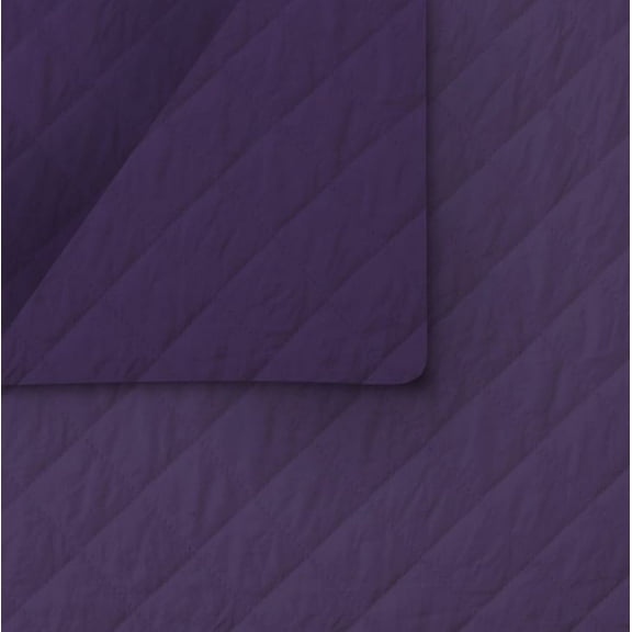 Double-Face Quilted Reversible Purple Solid 42" Wide Fabric by the Yard (216-6027)