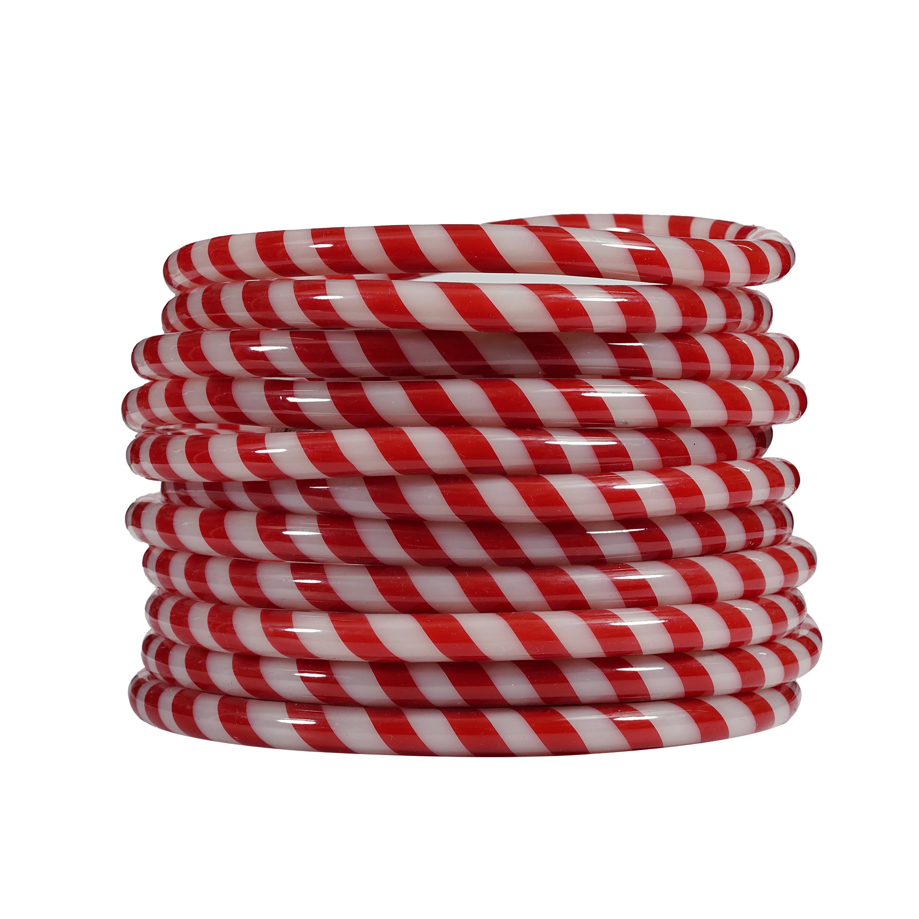 Indoor/Outdoor LED Christmas Candy Cane Rope Lights, Cool White, White Wire, 24', by Holiday Time