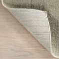 thumbnail image 3 of nuLOOM Argelia Solid Machine Washable Area Rug, 4' x 6', Argelia Sage Green, 3 of 10